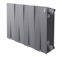 Радиатор Royal Thermo 300 х 10 секций PianoForte Silver Satin биметаллический секционный